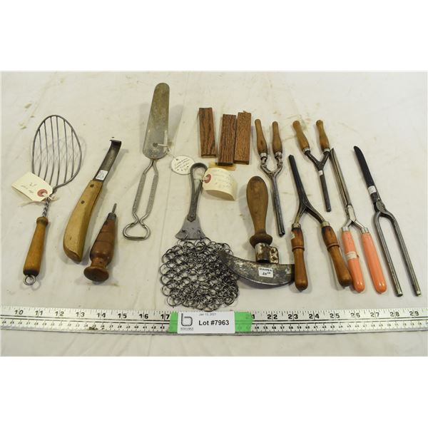 Horse Hoof Trimmer, Scalper, Pot Scrubber & Misc.