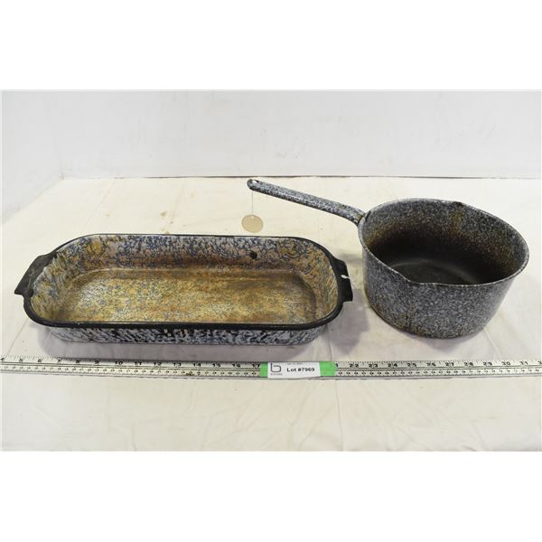 Enamel Pot & Baking Pan