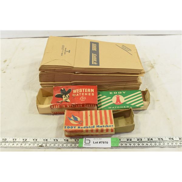 Case IH Bags & Vintage Matchboxes