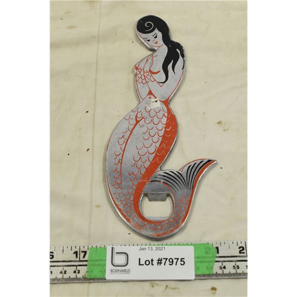 Metal Mermaid Bottle Opener