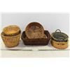 Assorted Wicker/Weaved Baskets