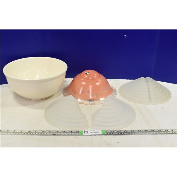 Assorted Glass Light Covers