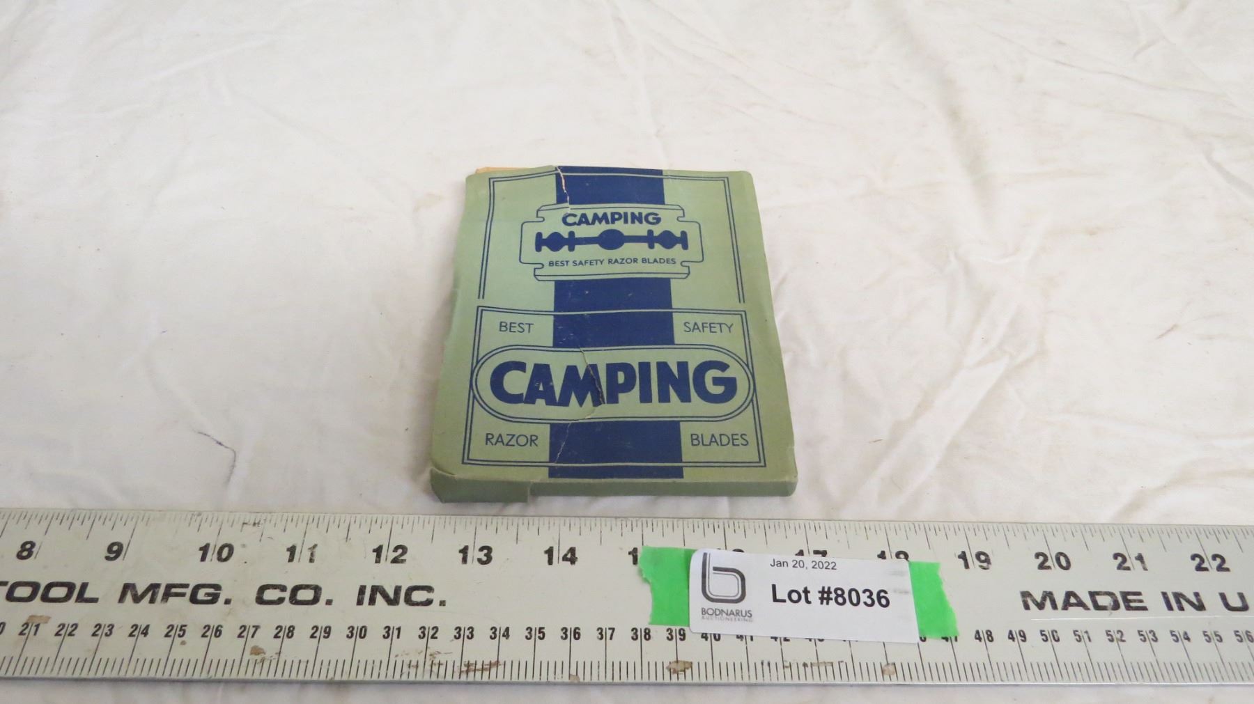 Camping Safety Razor Blades - in original boxes