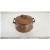 Image 1 : rare old copper oven tin cooking pot