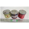 Image 2 : (3) tobacco tins