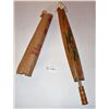 Image 1 : Vintage Bamboo Advertising Parasol Chin Chun Bao A.T.B. Health Products