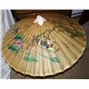 Image 3 : Vintage Bamboo Advertising Parasol Chin Chun Bao A.T.B. Health Products