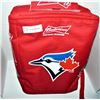 Image 1 : New TO Blue Jays Bud Light Red Cooler Bag+Backpack + 2 Light Up Glasses