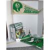Image 1 : Sask.Roughriders Neal Hughes Signed Flag, Bobble Heads, 1972 Pennant, Pin