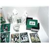 Image 4 : Sask. Roughriders Glass Coasters, Cards, Bobbleheads