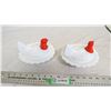 Image 3 : 2X THE BID PRICE - milk glass hen on a nest