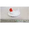 Image 1 : Milk Glass Hen On A Nest