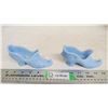 Image 1 : 2X THE BID PRICE - glass slippers - 5.75" long