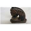 Image 2 : vintage lion head official seal stamper