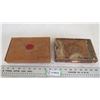 Image 1 : (2) vintage wooden cigar boxes - rosa selecta stamped 1907 on back)