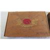 Image 3 : (2) vintage wooden cigar boxes - rosa selecta stamped 1907 on back)