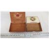 Image 4 : (2) vintage wooden cigar boxes - rosa selecta stamped 1907 on back)