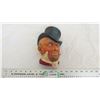 Image 1 : ceramic legends - mr micawber - head ornament 8" tall