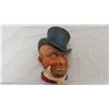 Image 2 : ceramic legends - mr micawber - head ornament 8" tall