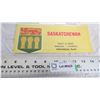 Image 3 : Sask Coat of Arms Emblem symbols provincial flag paper advertising