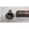 Image 4 : 2 piece firemans nozzle + extension - Brass or Copper - 30" long