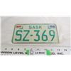 Image 1 : Snowmobile motorbike Saskatchewan License Plate
