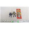 Image 1 : Batman, Catwoman 1993 figures + 1994 X-men Skull caps