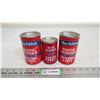 Image 1 : (3) blue ribbon baking powder tins