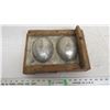 Image 2 : vintage chocolate egg moulds - 5.75x8.5