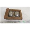 Image 6 : vintage chocolate egg moulds - 5.75x8.5