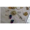 Image 2 : costume jewellery - earrings, misc