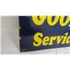 Image 6 : Goodyear service station porcelain flange sign - 24x36 - double sided