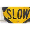 Image 5 : Stop/Slow double side aluminum sign - 17.75x17.75
