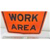Image 3 : End of work area aluminum sign