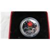 Image 2 : RCM Sterling Silver Lucky Loonie (colored) Olympics Coin - 2004 case + certificate