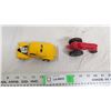 Image 2 : Vintage Plastic Toy Tractor + Majorette 1941 Willy's toy car