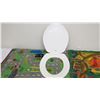 Image 3 : Tonka Rug, Painted toilet seat, misc