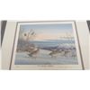 Image 3 : Fred Lahrman 1990 Winter Morning Sharptails picture in frame #/500 - 16.75x17.75