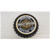 Image 2 : Harley Davidson Motor Oil Wall Hanging Tin - 16.5" diameter