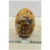 Image 1 : Large Oriental Hand Painted Ceramic Egg