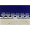 Image 1 : (6) Sail Boat frosted glass wine cups