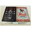 Image 1 : Mack Truck + Jack Daniels tin signs
