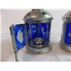 Image 2 : tealight candle holders - lantern shaped - windows have been painted