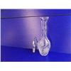 Image 2 : NEW Crystal Decanter - never used - 15" tall with the stopper - 24% Lead Crystal Hand Cut Made in W.