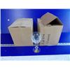 Image 1 : Set of 12 Hand Cut (New in Box) Crystal Wine Glasses - Anna Hutte made in W. German Cut Glass 24% Le