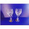Image 2 : Set of 12 Hand Cut (New in Box) Crystal Wine Glasses - Anna Hutte made in W. German Cut Glass 24% Le