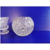 Image 3 : Cut Glass Candle Holder/Vase