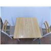 Image 2 : *Two chairs + wooden card table - 30x30x30