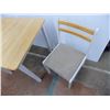 Image 3 : *Two chairs + wooden card table - 30x30x30