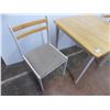 Image 4 : *Two chairs + wooden card table - 30x30x30
